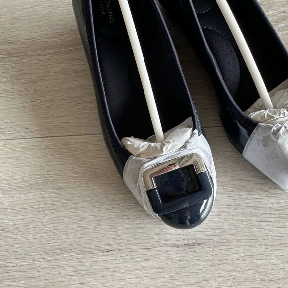 Bandolino Tad Dress Wedge 3 Medium Blue Size 5.5 NWT IN BOX - Picture 7 of 10